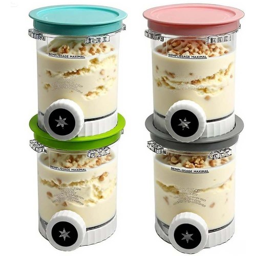 Ice cream pints and lids - ice,