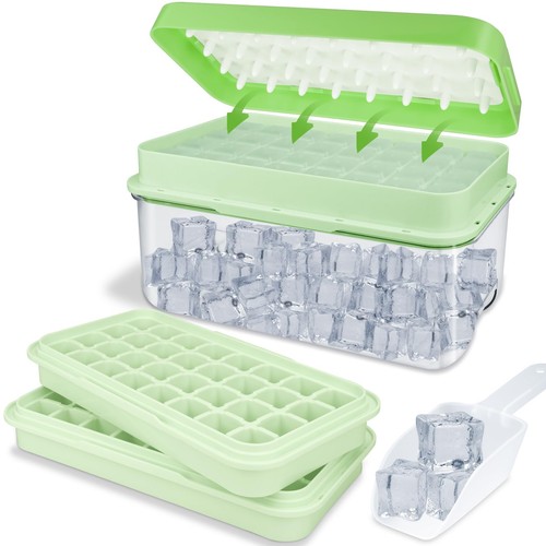 Ice cube tray with - cube, lid