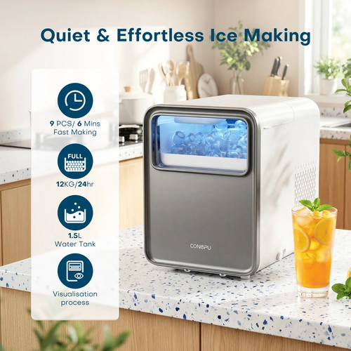 Countertop ice maker - ice,