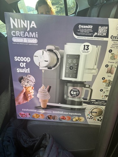 Ninja creami scoop - and, swirl
