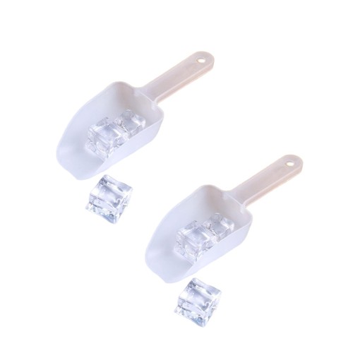 2pcs white plastic ice - 2pcs,