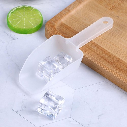White plastic ice - white,