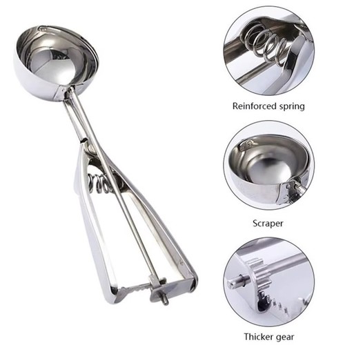 Stainless steel ice cream - ice,
